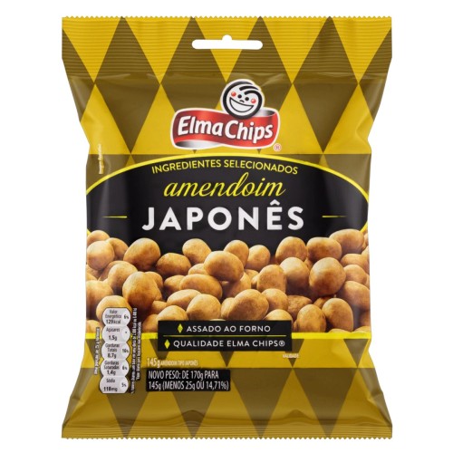 Amendoim Japones Elma Chips 145g